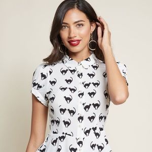 Collectif Mod Cloth blouse